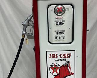 Tokheim Model 39 Fire Chief Gas Pump Texaco Design, Restored