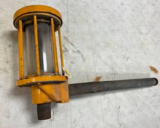 Original Site Glass for Gas Pump with Metal Casing