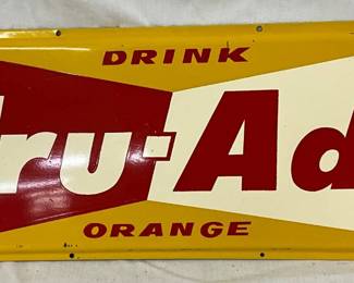 Metal Tru-Ade Advertising Sign, 17″ x 6 1/2″