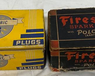 FIRESTONE/WESTRIC SPARK PLUG BOXES