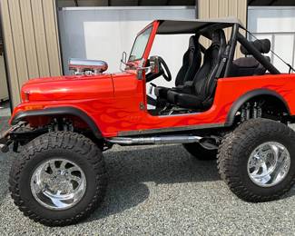 1986 Jeep CJ-7 Custom Restoration with 383 Stroker Engine and American Force Wheels