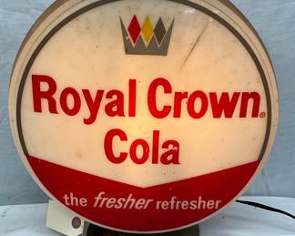 12X13 RC COLA PLASTICE LIGHT UP GLOBE