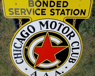 BONDED SERVICE STATION SIGN