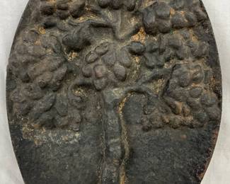 7 1/2×11 Cast Embossed Tree Plaque