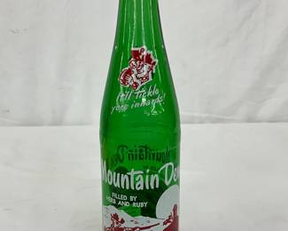 10-Ounce Mountain Dew Bottle with Cap – ‘Filled by Herb and Ruby’