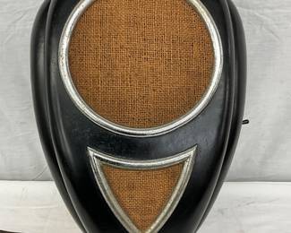 Early Seeburg Teardrop Speaker, 10 1/2″ x 18″