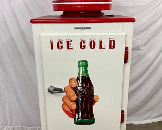 Restored Coca-Cola Beehive Refrigerator, 29″ x 64″