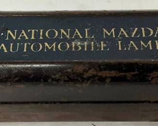 National Mazda Automobile Lamps Tin with Bulbs