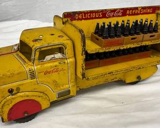 12-Inch Marx Coca-Cola Toy Truck with Original Design