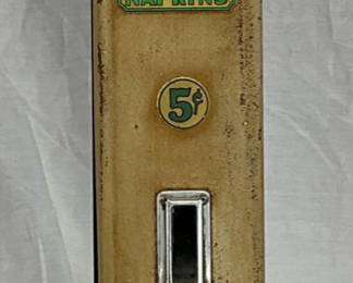 Regional Five-Cent Sanitary Napkin Dispenser