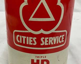 Cities Service 1-Quart Triple HD CAN