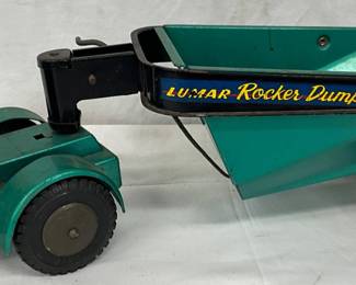 12IN. Marx Lumar Rocker Dump Pressed Steel Toy Truck