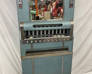 Mid-Century Metal Cigarette Vending Machine, 32×62, Circa 1940s-1950s