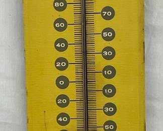 7 x 27-Inch Embossed Pepsi-Cola Thermometer