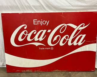 54″ x 36″ Coca-Cola Metal Advertising Sign