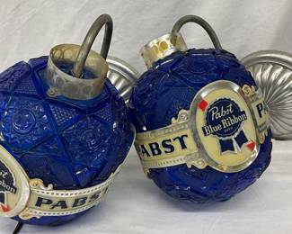 9” x 6” Pabst Blue Ribbon Decorative Wall Lights