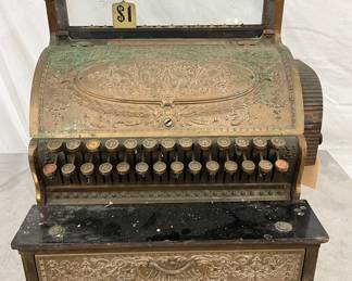 All Original Brass National Cash Register Model 574656