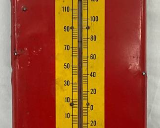 1951 Royal Crown Cola Metal Thermometer, 10 x 26 Inches