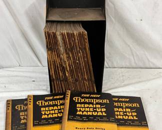 Thompson Products Technical Library with 27 Repair and Tune-Up Manuals in Original Holder