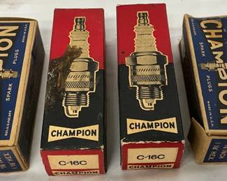 New Old Stock Champion Spark Plugs, Models C-16C and C-4