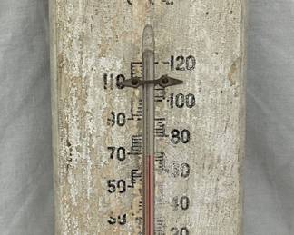 4X15 Early Lummus Cotton Gin Co. Thermometer