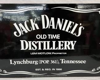 23×15 Double-Sided Porcelain Jack Daniel’s Distillery Sign