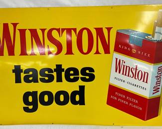 22″ x 14″ Winston Metal Advertising Sign