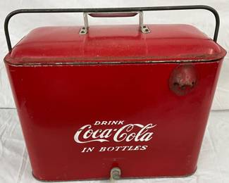 18 x 17 in Embossed Coca-Cola Airline Cooler