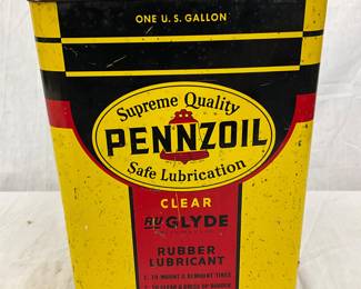 Pennzoil Clear AuGlyde Rubber Lubricant Tin, 1 Gallon