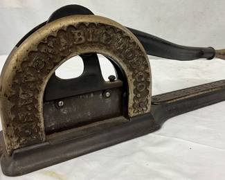 Early Venable Tobacco Cutter by Enterprise, Patented January 26, 1885