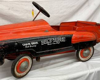 Original Murray Sand and Gravel Pedal Car With Dump and Chain Drive
