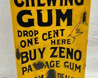 Zeno Chewing Gum Porcelain Dispenser, 7 x 16 Inches