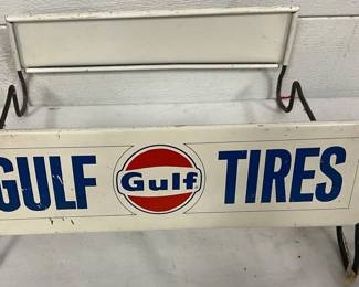 Metal Gulf Tires Tire Rack, 14×5 Inches