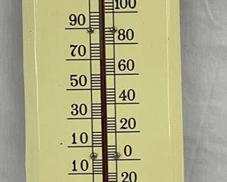 Metal Frostie Root Beer Advertising Thermometer, 7 x 30 Inches