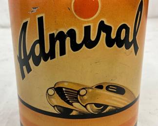Admiral Polishing Cloth Tin with Automotive Graphics