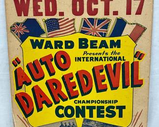 Auto Daredevil’ NC Fair Poster