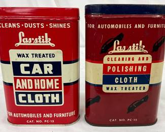 LassTik Wax Treated Cloth Tins for Automobiles and Furniture