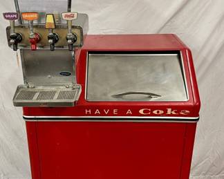 Coca-Cola Scotsman Fountain Cooler with Motorboat Top and New Compressor