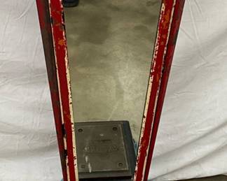 Vintage Coin-Operated ‘Your Weight and Fortune’ Scale with Mirror