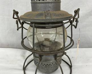 SCL Adlake Railroad Lantern with Clear Glass Globe
