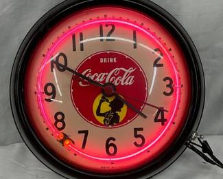 11-Inch Coca-Cola Neon Wall Clock