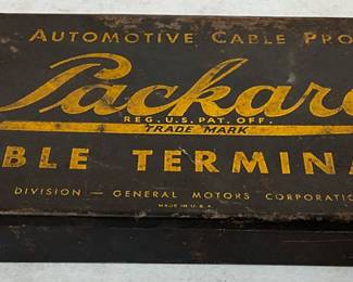 Packard Automotive Cable Terminals Metal Storage Box, 11 1/2 x 5 1/2 Inches