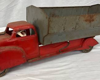 21-Inch Marx Pressed Steel Toy Truck with Original Paint
