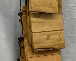 6 1/2×35 Early Hanging Bag Rack with Metal Clips