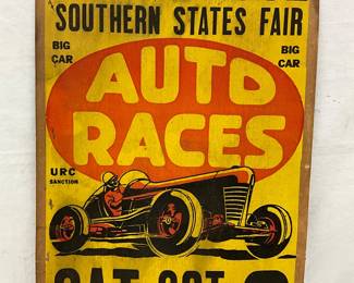 Charlotte Auto Races Poster