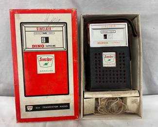Sinclair Dino Supreme Six-Transistor Radio with Original Box