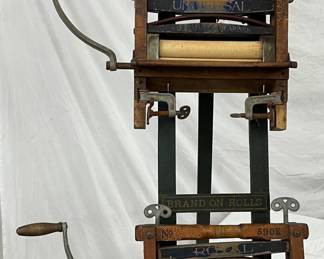 American Wringer Company Double Clothes Wringer with Original Stencil
