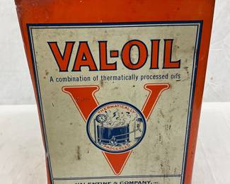 One-Gallon Val-Oil Metal Can by Valentine & Company