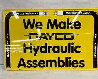 Dayco Hydraulic Sign Self-Framed 28” x 18”