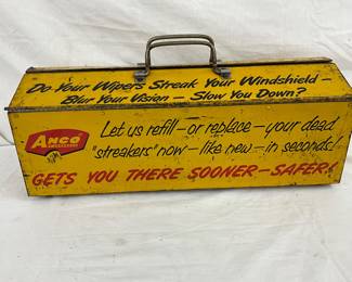 20 1/2″ Anco by Anderson Windshield Wipers Advertising Cabinet